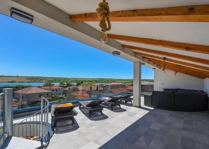 My Dalmatia - Sea View Possedaria With Amazing Roof Terrace Posedarje
