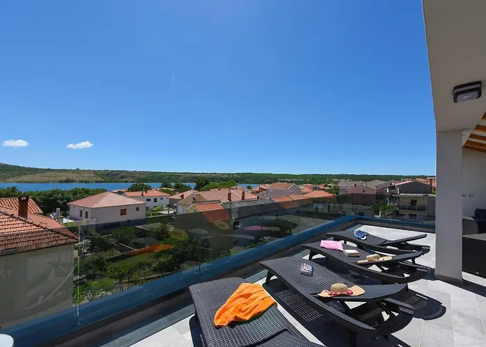 My Dalmatia - Sea View Possedaria With Amazing Roof Terrace Hébergement de vacances Posedarje