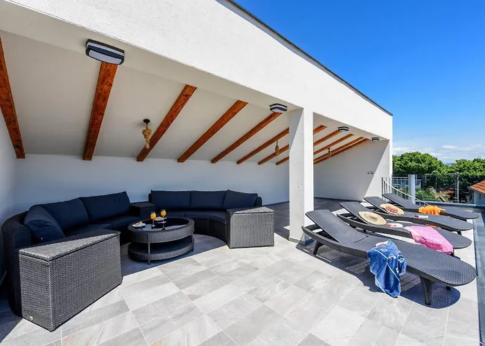 My Dalmatia - Sea View Possedaria With Amazing Roof Terrace Hébergement de vacances Posedarje