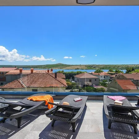 Prázdninový dům My Dalmatia - Sea View Possedaria With Amazing Roof Terrace Posedarje