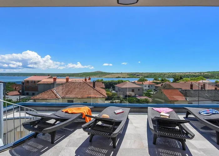 Vikendica My Dalmatia - Sea View Possedaria With Amazing Roof Terrace Posedarje