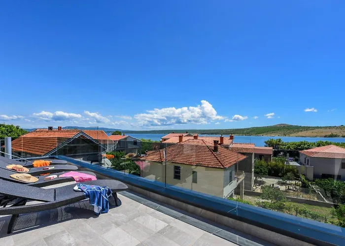 My Dalmatia - Sea View Possedaria With Amazing Roof Terrace Vikendica Posedarje